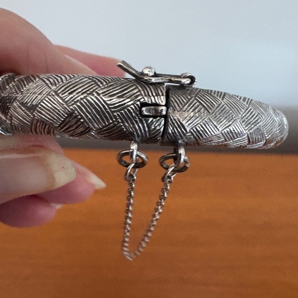 Gorgeous Marcasite Sterling Silver Bracelet - Picture 9 of 16